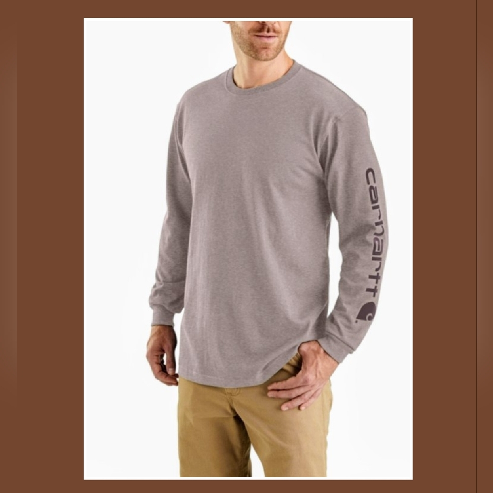CARHARTT HEAVYWEIGHT LOGO LS SHIRT